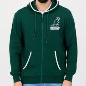 Kangol Hoodie Sweater L Forest Green NWT